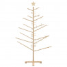 Drewniana choinka Naturalny 150 cm Lite drewno sosnowe