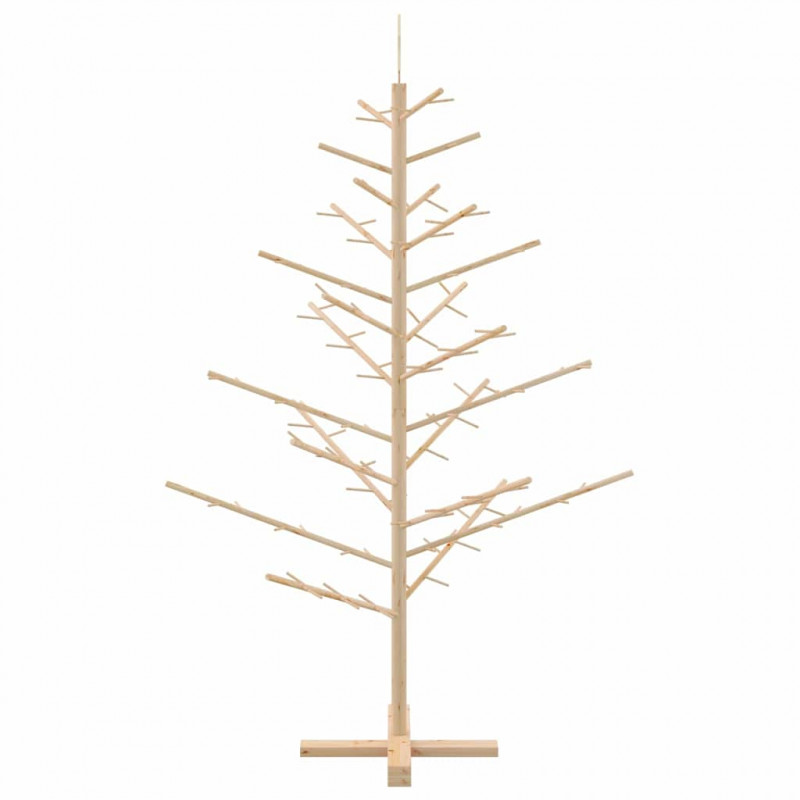 Drewniana choinka Naturalny 150 cm Lite drewno sosnowe