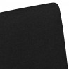 Krzesełka jadalne na kółkach 2 pcs Czarny 57 x 66 x 94 cm