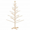 Drewniana choinka Naturalny 150 cm Lite drewno sosnowe