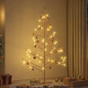 Drewniana choinka Naturalny 180 cm Lite drewno sosnowe