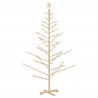 Drewniana choinka Naturalny 180 cm Lite drewno sosnowe