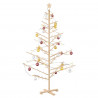 Drewniana choinka Naturalny 180 cm Lite drewno sosnowe