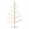 Drewniana choinka Naturalny 180 cm Lite drewno sosnowe