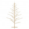 Drewniana choinka Naturalny 180 cm Lite drewno sosnowe