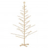 Drewniana choinka Naturalny 180 cm Lite drewno sosnowe