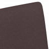 Krzesełka jadalne na kółkach 2 pcs Ciemny brąz 57 x 66 x 94 cm