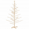 Drewniana choinka Naturalny 210 cm Lite drewno sosnowe