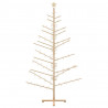 Drewniana choinka Naturalny 210 cm Lite drewno sosnowe