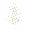 Drewniana choinka Naturalny 210 cm Lite drewno sosnowe