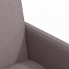 Krzesełka jadalne na kółkach 2 pcs Ciemnoszary 57 x 66 x 94 cm