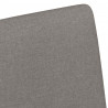 Krzesełka jadalne na kółkach 2 pcs Ciemnoszary 57 x 66 x 94 cm