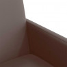 Krzesełka jadalne na kółkach 2 pcs Brązowy 57 x 66 x 94 cm