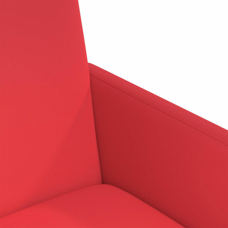Krzesełka jadalne na kółkach 2 pcs Czerwony 57 x 66 x 94 cm