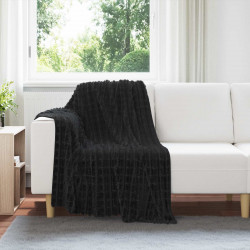Koc Czarny 150 x 130 cm Polar