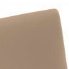Krzesełka jadalne na kółkach 2 pcs Cappuccino 57 x 66 x 94 cm