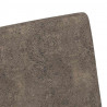 Krzesełka jadalne na kółkach 2 pcs ciemno szary 57 x 66 x 94 cm
