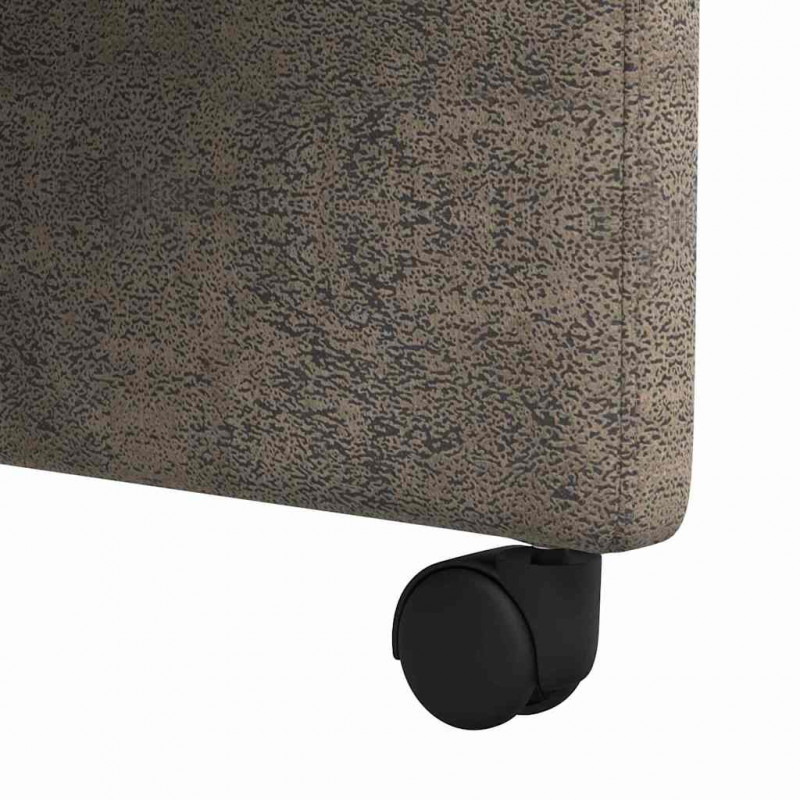 Krzesełka jadalne na kółkach 2 pcs ciemno szary 57 x 66 x 94 cm