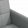 Krzesełka jadalne na kółkach 2 pcs Jasnoszary 58 x 65 x 94 cm