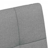 Krzesełka jadalne na kółkach 2 pcs Jasnoszary 58 x 65 x 94 cm