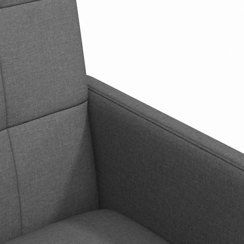 Krzesełka jadalne na kółkach 2 pcs ciemno szary 58 x 65 x 94 cm