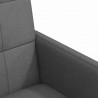 Krzesełka jadalne na kółkach 2 pcs ciemno szary 58 x 65 x 94 cm