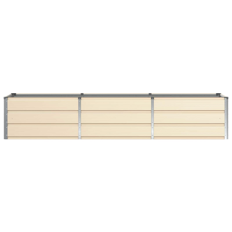 Donica Kość słoniowa 240 x 80 x 45 cm Stal