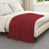 Koc Bordeaux Czerwony 150 x 130 cm Polar