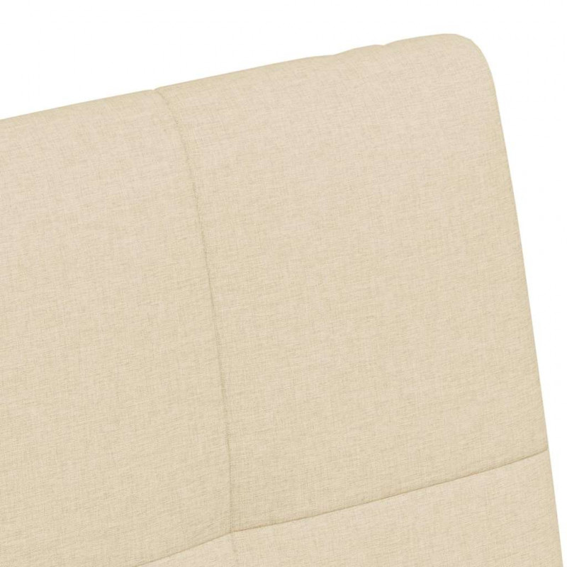 Krzesełka jadalne na kółkach 2 pcs Kremowy 58 x 65 x 94 cm
