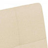 Krzesełka jadalne na kółkach 2 pcs Kremowy 58 x 65 x 94 cm