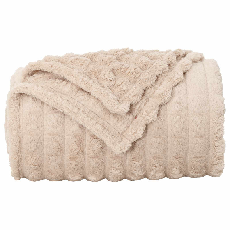 Koce narzutowe 6 pcs Beżowy 150 x 130 cm Polar