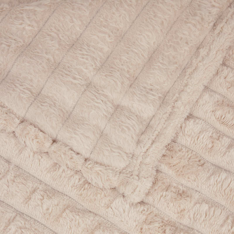 Koce narzutowe 6 pcs Beżowy 150 x 130 cm Polar