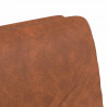 Krzesełka jadalne na kółkach 2 pcs Brązowy 57 x 67 x 95 cm
