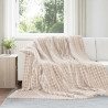 Koce narzutowe 6 pcs Beżowy 270 x 240 cm Polar