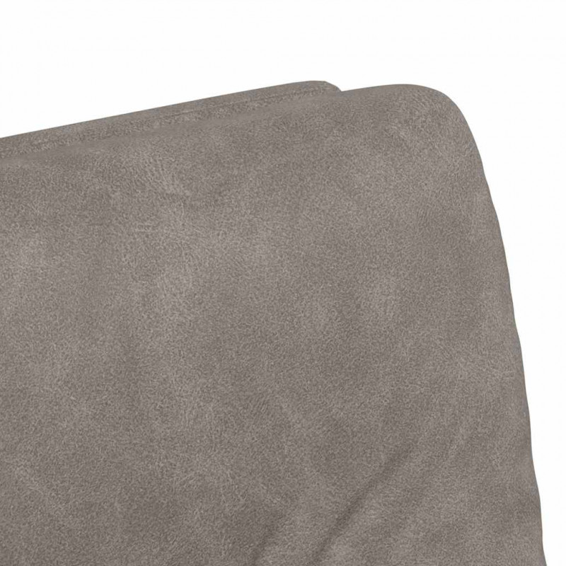Krzesełka jadalne na kółkach 2 pcs Szary 57 x 67 x 95 cm