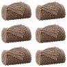 Koce narzutowe 6 pcs Camel 150 x 130 cm Polar
