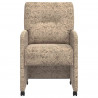 Krzesełka jadalne na kółkach 2 pcs Jasnoszary 57 x 67 x 95 cm