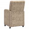 Krzesełka jadalne na kółkach 2 pcs Jasnoszary 57 x 67 x 95 cm