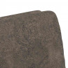 Krzesełka jadalne na kółkach 2 pcs ciemno szary 57 x 67 x 95 cm