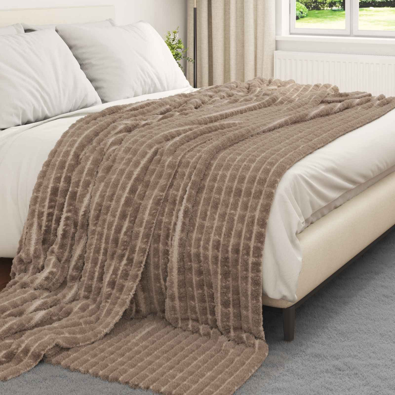 Koce narzutowe 6 pcs Camel 270 x 240 cm Polar