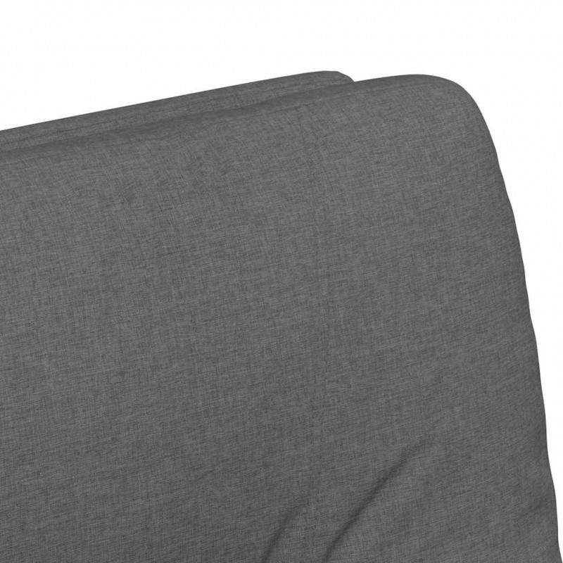 Krzesełka jadalne na kółkach 2 pcs ciemno szary 57 x 67 x 95 cm
