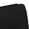 Krzesełka jadalne na kółkach 2 pcs Czarny 57 x 67 x 95 cm