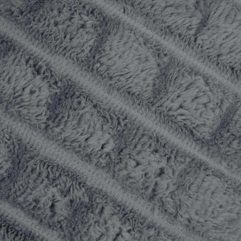 Koce narzutowe 6 pcs Ciemnoszary 150 x 130 cm Polar