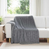 Koce narzutowe 6 pcs Ciemnoszary 200 x 150 cm Polar