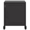Szafki nocne, 2 szt., czarne, 36x39x43,5 cm, stal