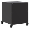 Szafki nocne, 2 szt., czarne, 36x39x43,5 cm, stal