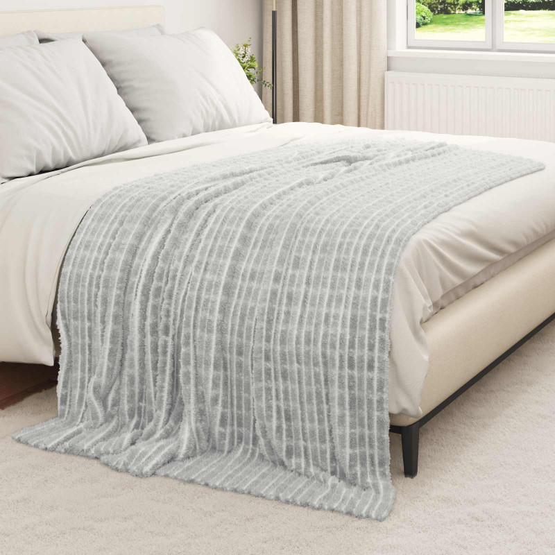 Koce narzutowe 6 pcs Szary 200 x 150 cm Polar