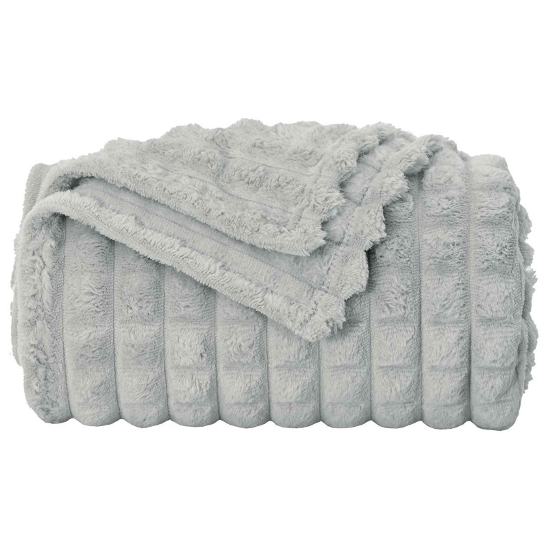 Koce narzutowe 6 pcs Szary 200 x 150 cm Polar