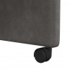 Krzesełka jadalne na kółkach 2 pcs Czarny 58 x 67 x 97 cm