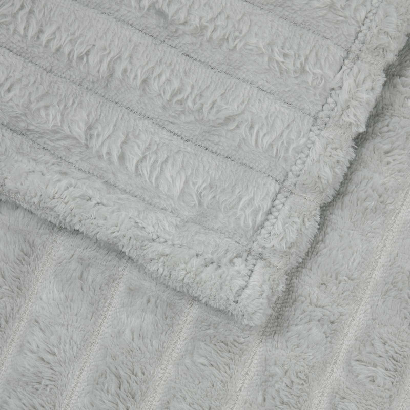 Koce narzutowe 6 pcs Szary 240 x 220 cm Polar
